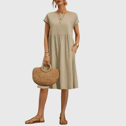 Women's Relaxed Midi Spring Dress
