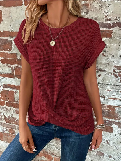 Modern Relaxed Short Sleeve T-Shirt for Women