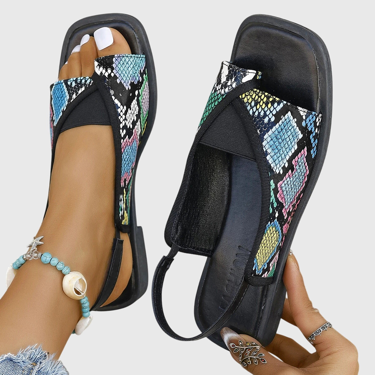 Women’s Orthopedic Slingback Sandals with Arch Support