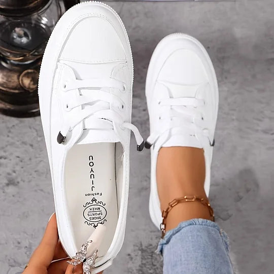 Women’s Orthopedic Lace-Up Walking Sneakers for Support