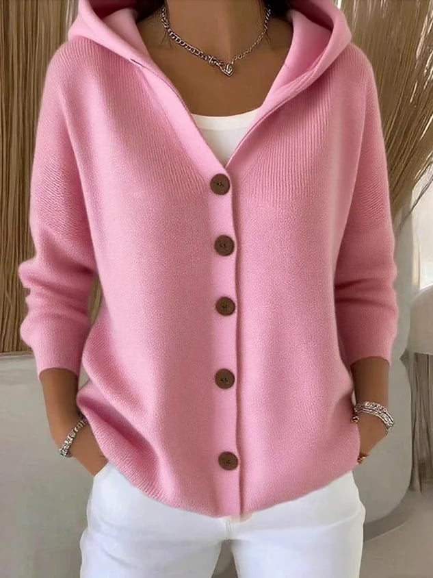 Soft Everyday Hooded Cotton Sweatshirt for Women