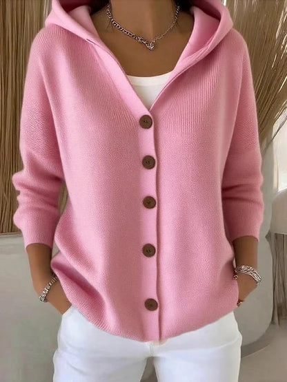 Soft Everyday Hooded Cotton Sweatshirt for Women