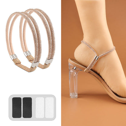 Adjustable Elastic Shoe Straps for Comfortable Fit