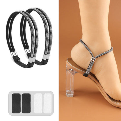 Adjustable Elastic Shoe Straps for Comfortable Fit
