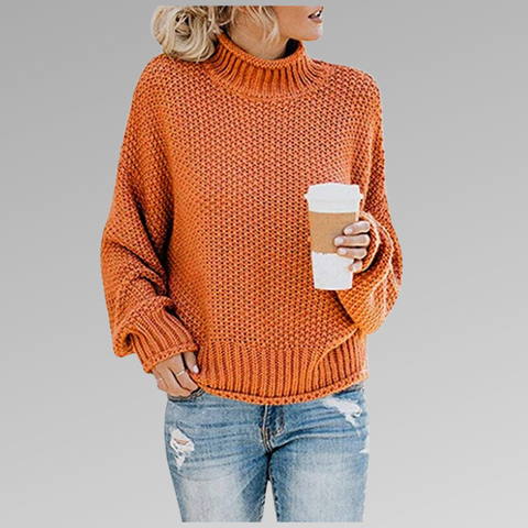 Grobstrick Pullover Mit Lockerer Passform Für Damen