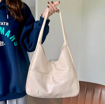 Modern Spacious Vegan Leather Tote for Women
