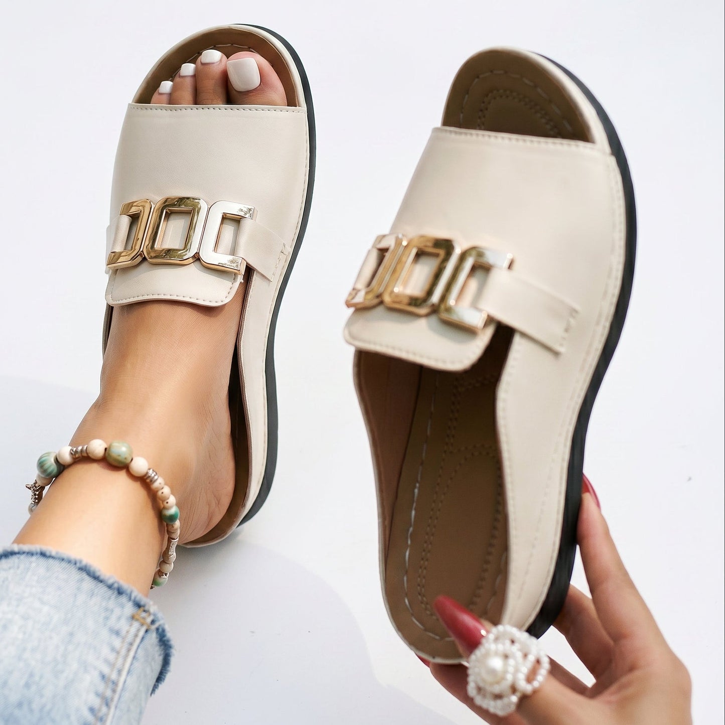 Amara - Chic Open-Toe Sandals for Women