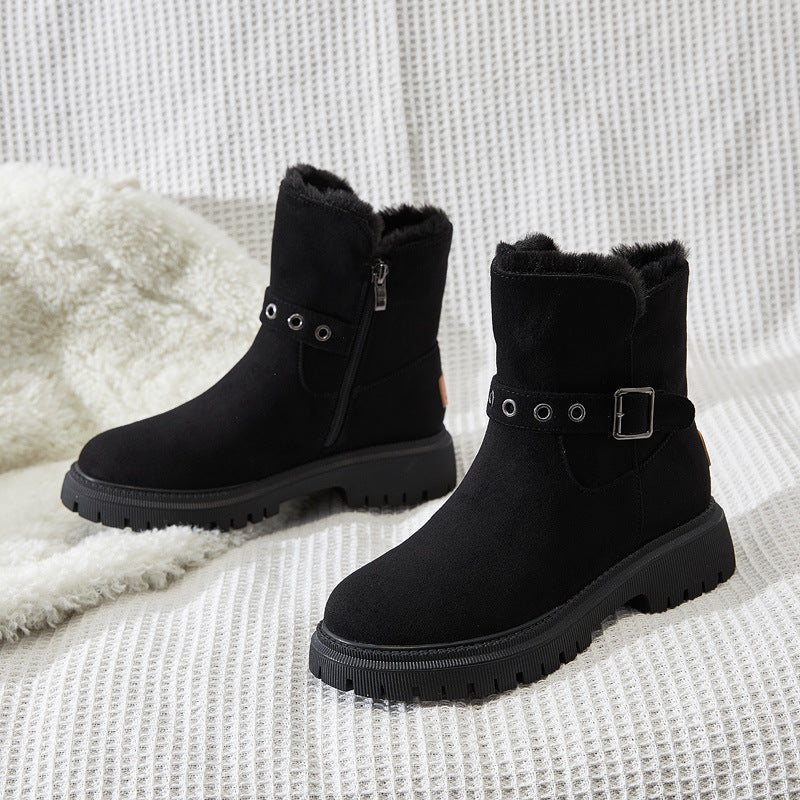 Winter Warme Damen Boots Starker Halt