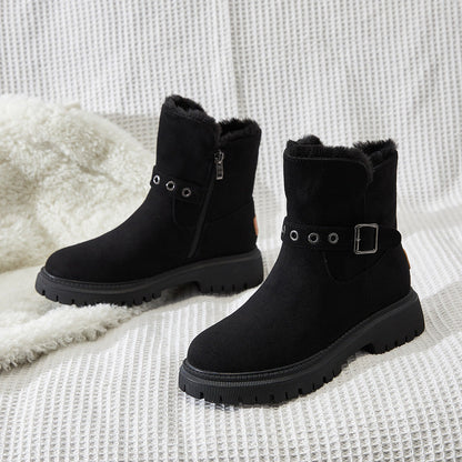 Winter Warme Damen Boots Starker Halt