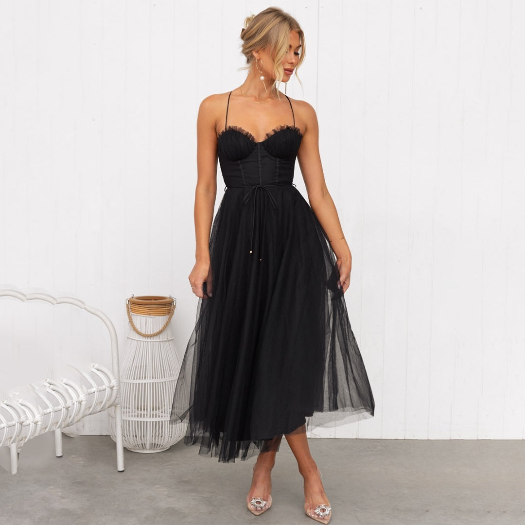 Elegant Feminine Midi Dress for Women