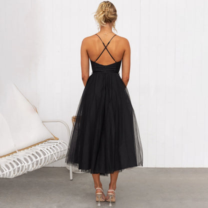 Elegant Feminine Midi Dress for Women