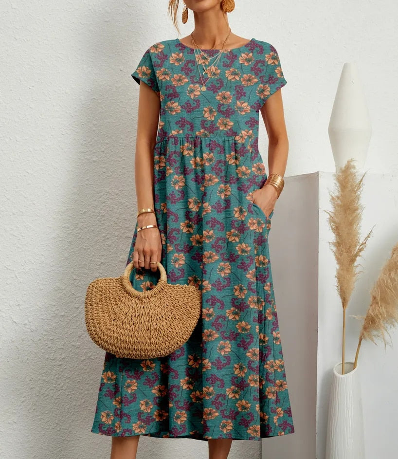 Maria | Floral print Summer  Dress