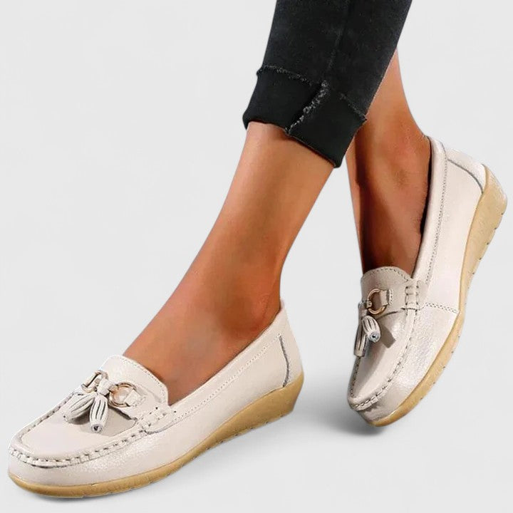 Women’s Orthopedic Slip-On Loafers with Cushioned Sole