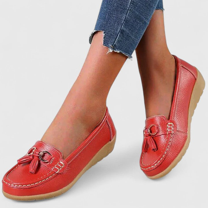 Women’s Orthopedic Slip-On Loafers with Cushioned Sole