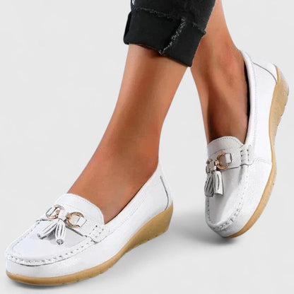 Women’s Orthopedic Slip-On Loafers with Cushioned Sole
