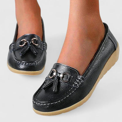 Women’s Orthopedic Slip-On Loafers with Cushioned Sole
