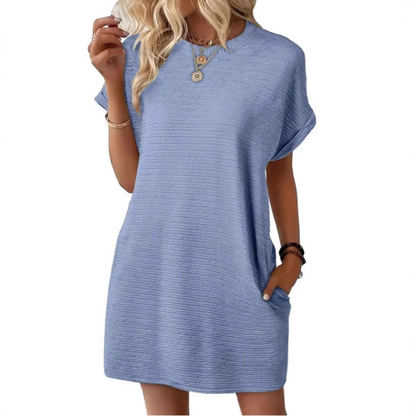 Women’s Casual T-Shirt Dress with Pockets