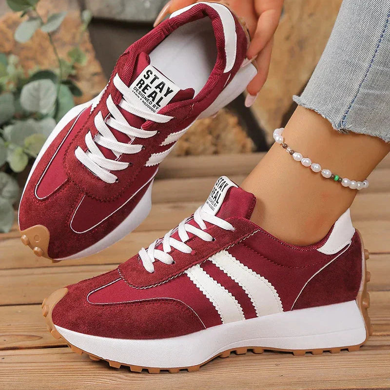 Women's Platform Sneakers Comfortable Casual Walking Shoes
