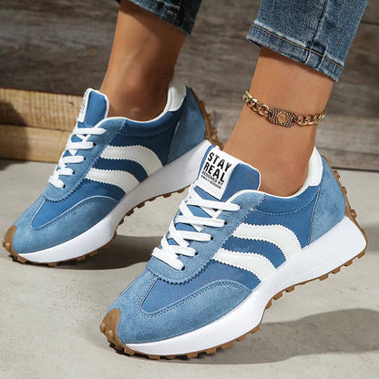 Women's Platform Sneakers Comfortable Casual Walking Shoes
