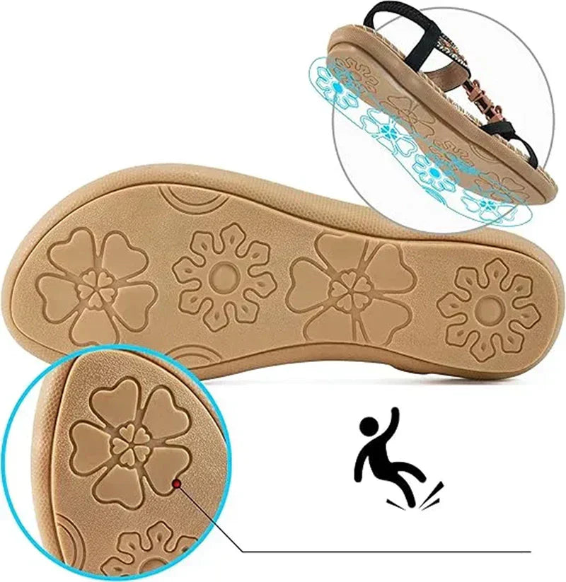 Women’s Orthopedic Strap Sandals with Cushioned Sole