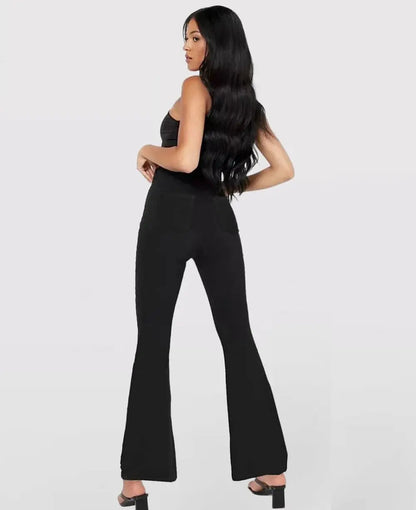 Flared High Waist Stretch Jeans for Women