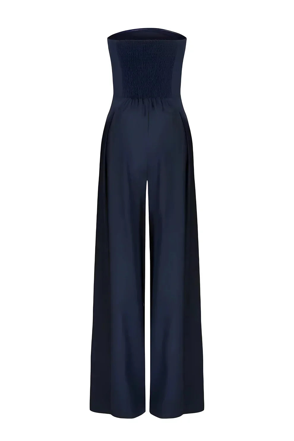 Women's Strapless Elegant Wide Leg Jumpsuit Formal Evening Outfit