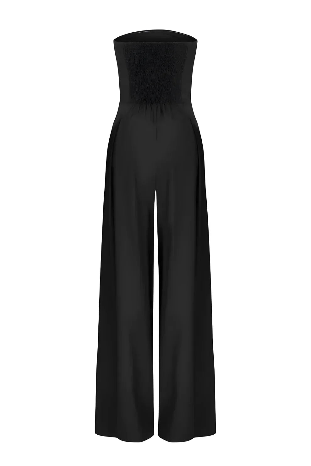 Women's Strapless Elegant Wide Leg Jumpsuit Formal Evening Outfit