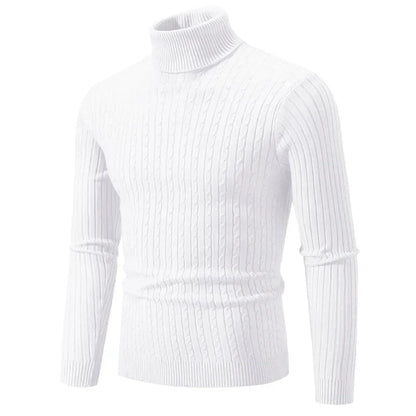 Warmer Winter Rollkragen Enger Pullover Herren