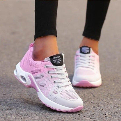 Women’s Breathable Running Shoes with Cushioned Sole and Lightweight Support