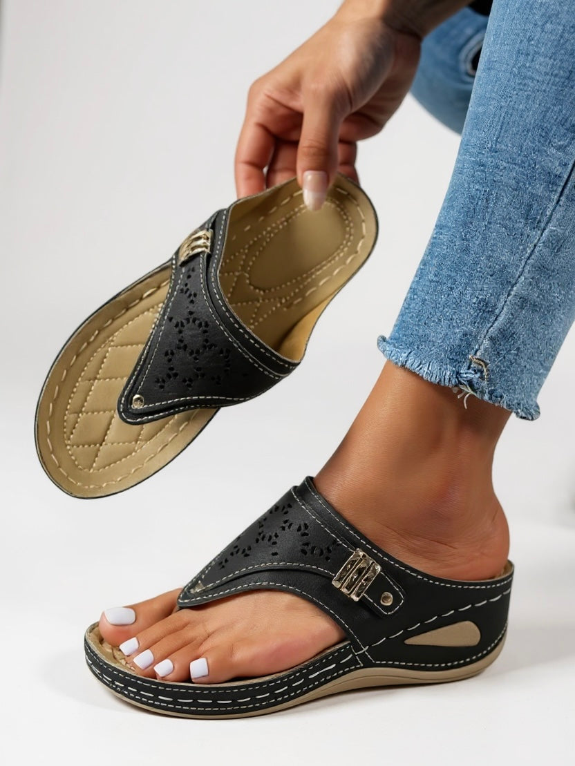Women's Adjustable Sandals with Cushioned Footbed and Secure Fit