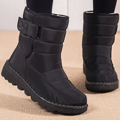 Winter Warme Damen Boots Verstellbarer Sicherer Sitz
