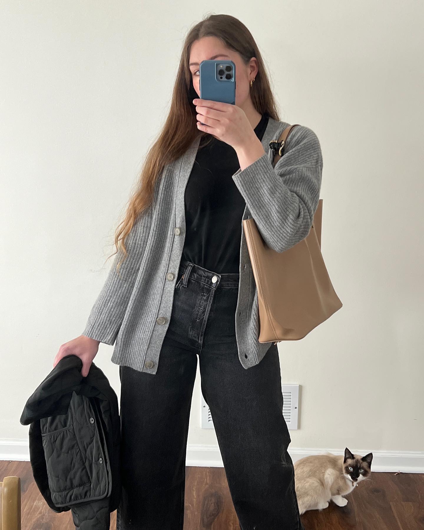 Gemütlicher Strick-Cardigan mit Knopfleiste für Damen