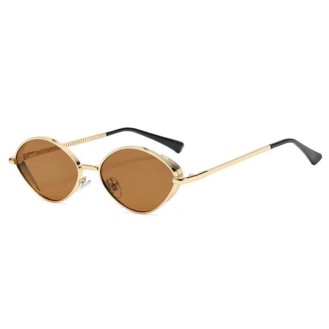 Retro Ovale UV-Sonnenbrille mit Zeitlosem Charme für Frauen