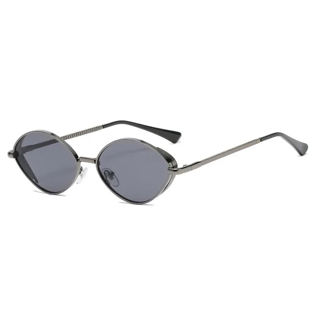 Retro Ovale UV-Sonnenbrille mit Zeitlosem Charme für Frauen