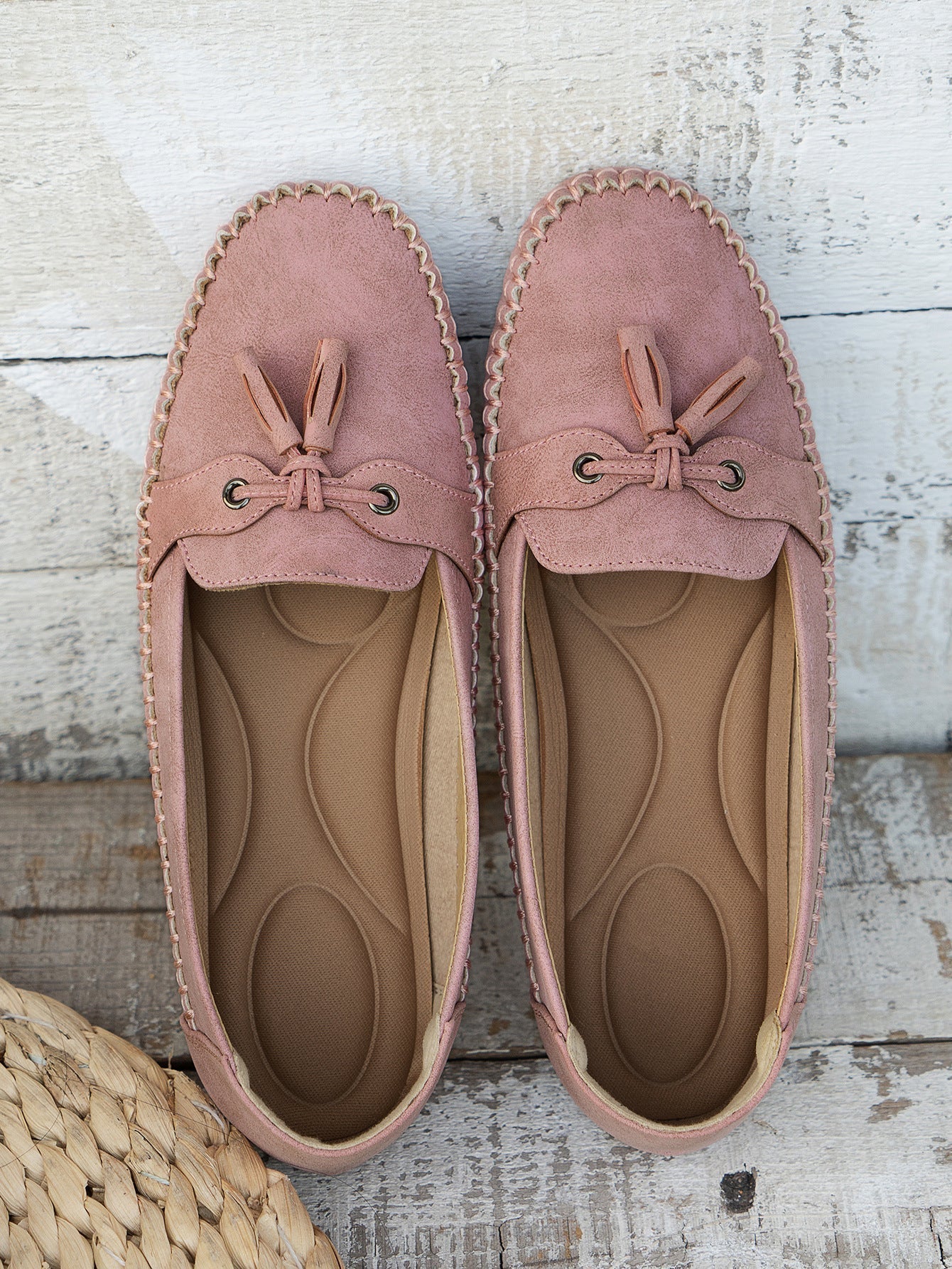 Women’s Orthopedic Vintage Loafers with Cushioned Insole and Slip-On Design