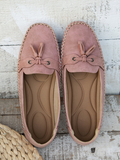 Women’s Orthopedic Vintage Loafers with Cushioned Insole and Slip-On Design