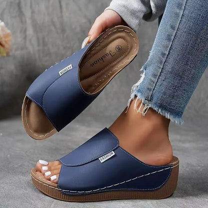 Women’s Orthopedic Arch Support Slip On Sandals with Cushioned Sole