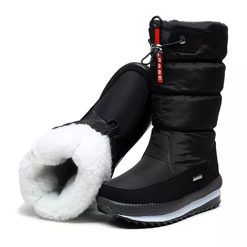 Winter Warme Damen Boots Rutschfestes Design
