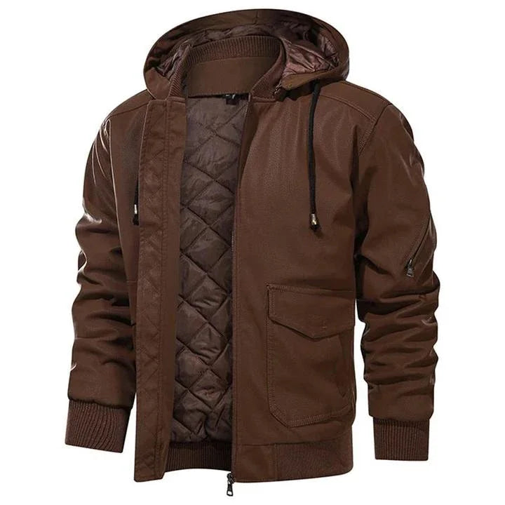 Herren Winter Robuste Kapuzen Jacke Outdoor