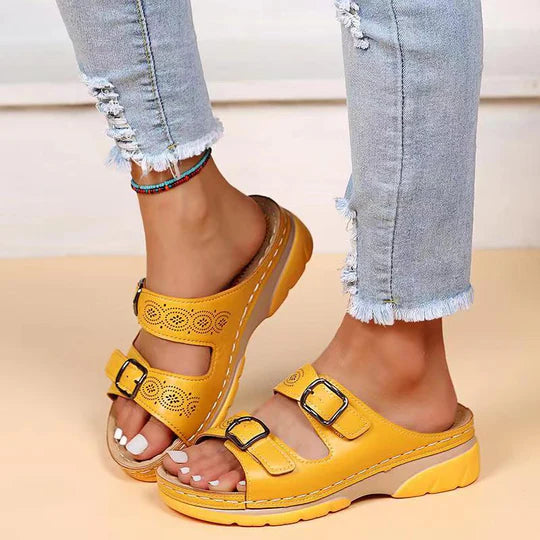 Comfortable Buckle Strap Orthopedic Sandals for Women