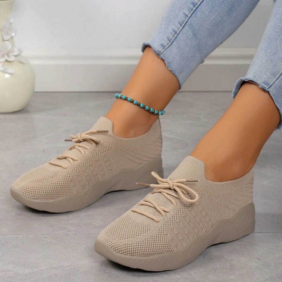 Women's Orthopedic Sneakers with Arch Support and Non-Slip Sole