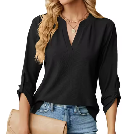Timeless Textured Elegant Blouse for Women