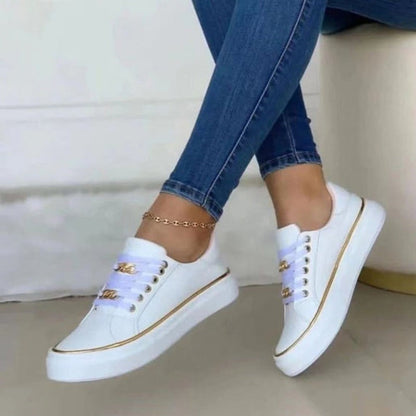 Women’s Orthopedic Casual Sneakers with Cushioned Insole and Arch Support