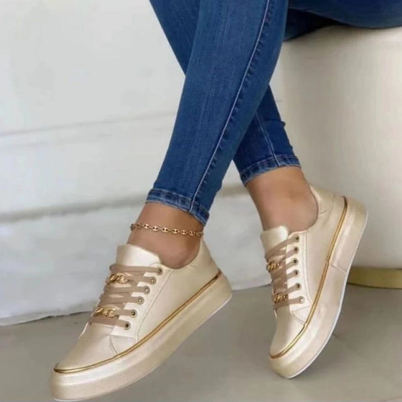 Women’s Orthopedic Casual Sneakers with Cushioned Insole and Arch Support
