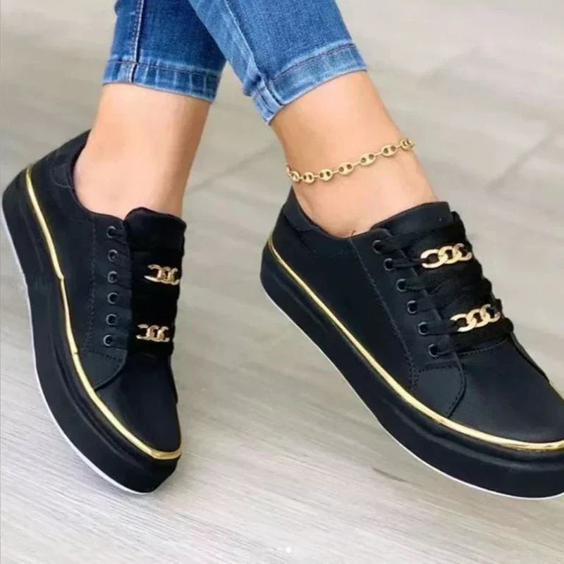 Women’s Orthopedic Casual Sneakers with Cushioned Insole and Arch Support