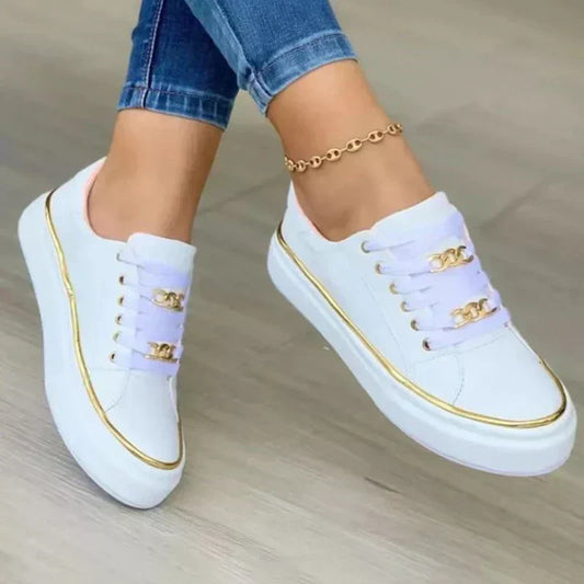 Women’s Orthopedic Casual Sneakers with Cushioned Insole and Arch Support