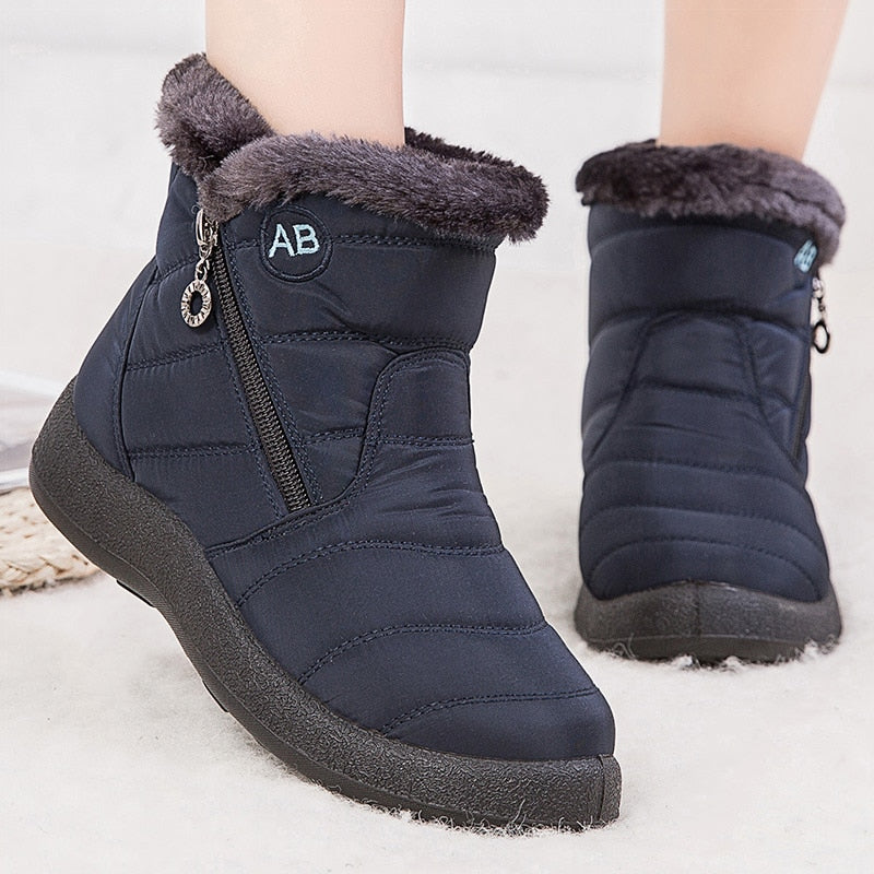 Winter Warme Damen Boots Tägliche Gehunterstützung