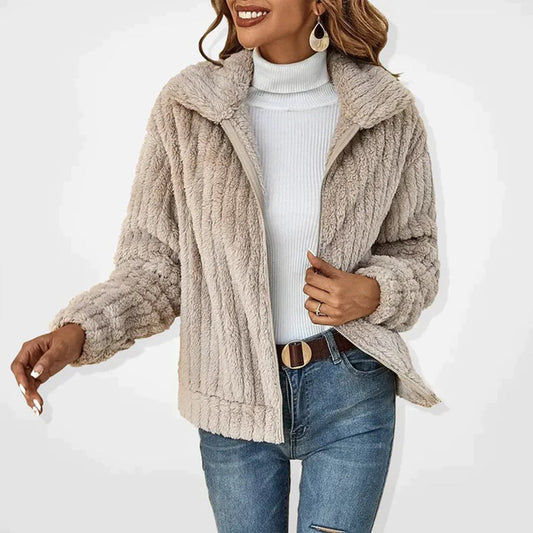 Teddy Winter Warmer Step Mantel Damen