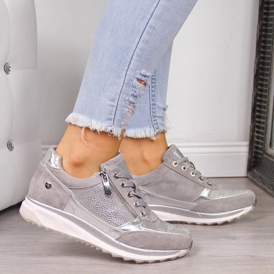 Women’s Arch Support Sneakers with Cushioned Sole and Lightweight Design
