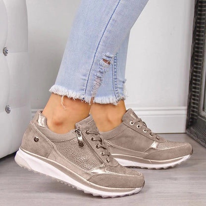Women’s Arch Support Sneakers with Cushioned Sole and Lightweight Design
